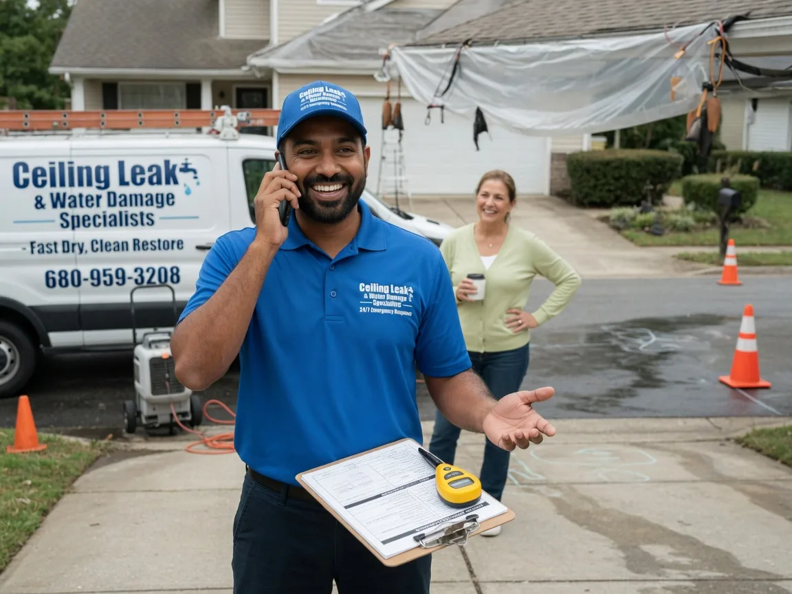 Ceiling Leak Cleanup Mountain City, GA FAQs